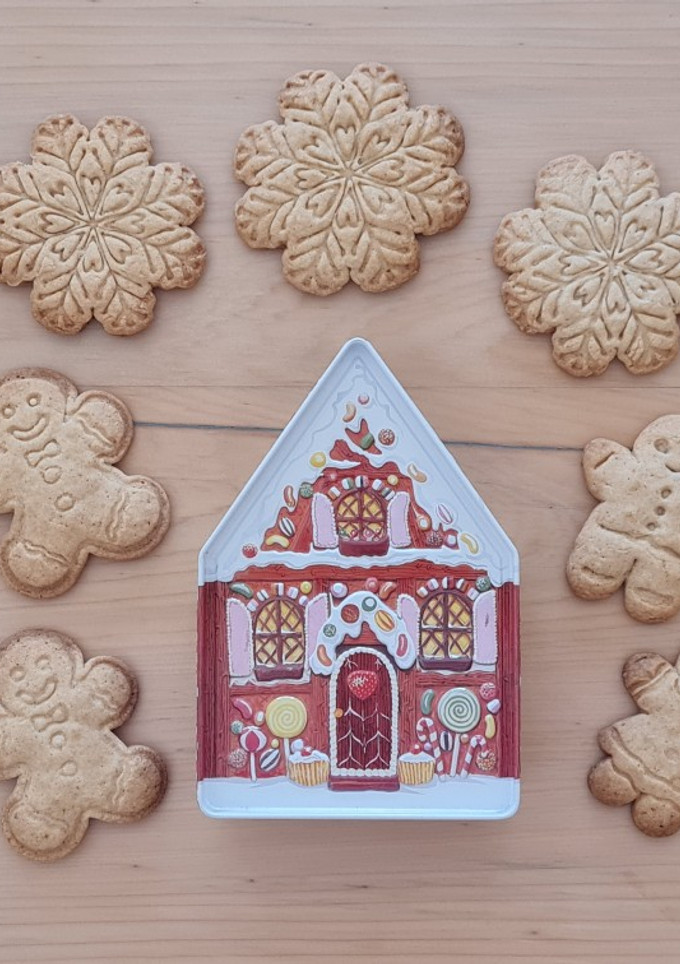 Una foto de Galletitas navideñas de canela y jengibre