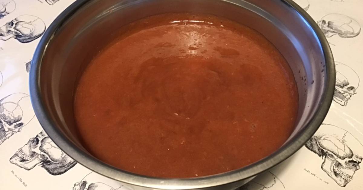 Compote de pêches jaunes et prunes d'ente à la vanille et orange