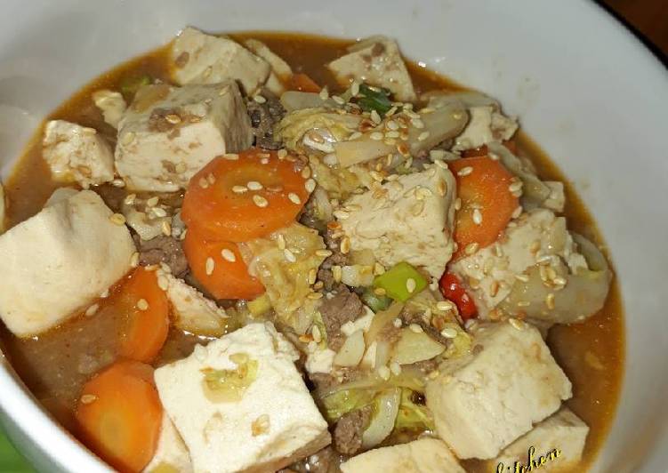 Resep Mapo tahu dengan daging cincang  oleh Pratiwi 