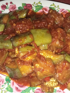 Foto resep Balado terong hijau