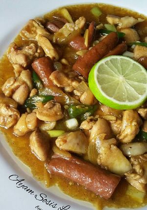 Foto resep Ayam Sosis Lada Hitam