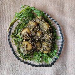 A picture of Dhaniya(Coriander) Aloo.