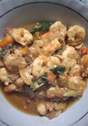 Foto resep Oseng Udang Mercon