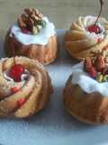 Cupcake de almendras y pecanas