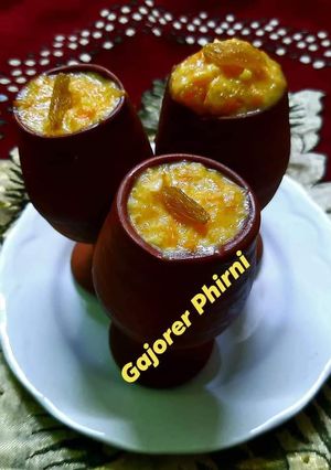 গাজরের ফিরনি(Gajorer firni recipe in Bengali) রেসিপির প্রধান ছবি