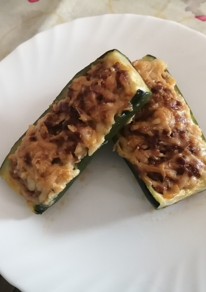 Una foto de Calabacines gratinados