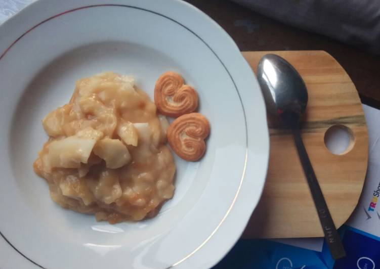 Bubur klappertart (magic com)