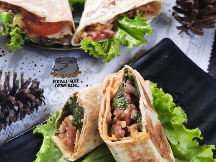 Resep Kebab Isi Beef Keju Salad, Enak