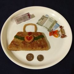 A picture of Aloo paratha.