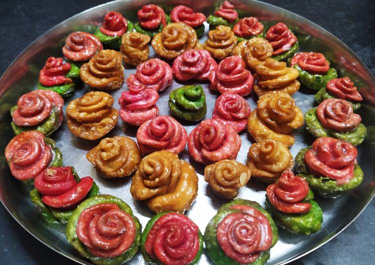 Recipe of Quick Sweet Rose Mathri