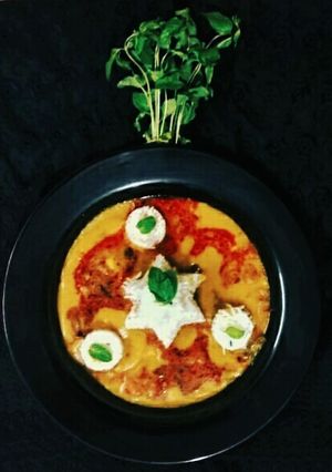 A picture of Shahi dal fry with jeera rice.