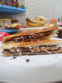 Foto resep 83. Roti Bakar Coklat Keju Pisang Mas