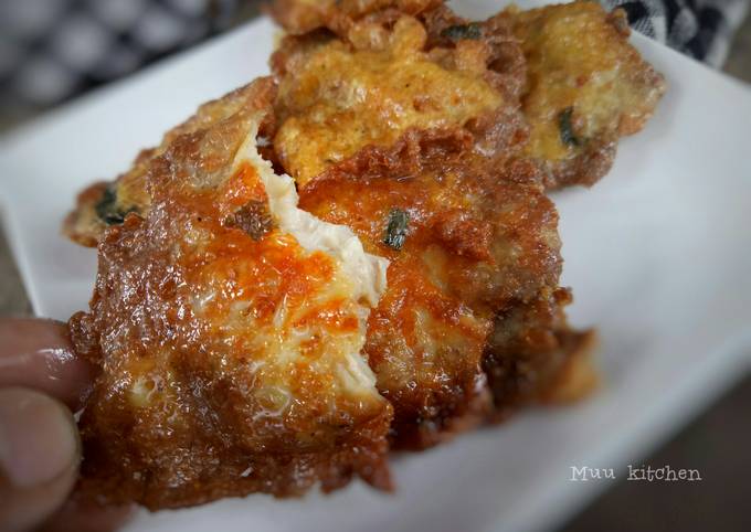 Bagaimana Menyiapkan Otak sapi goreng balut telur, Bikin Ngiler