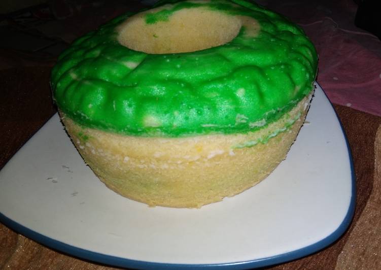 Bolu Marmer Pandan Sederhana