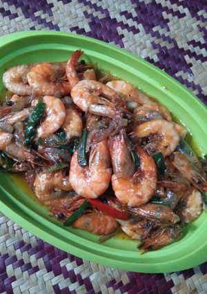 Foto resep Udang Saus Lada Hitam