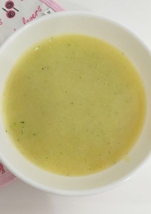 Foto resep MPASI Zoe (6M+) : Beras putih organic + Kale + Butternut squash
