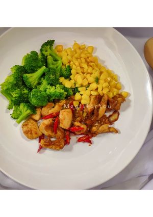 Foto resep Ayam Saos Tiram - Resep Diet