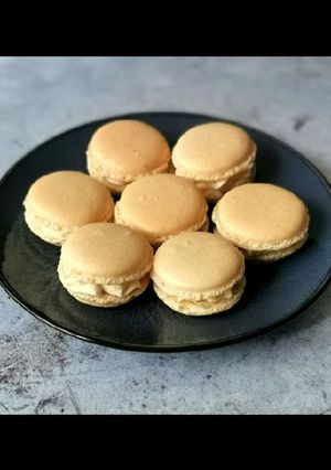 Une photo de Macaron à la vanille