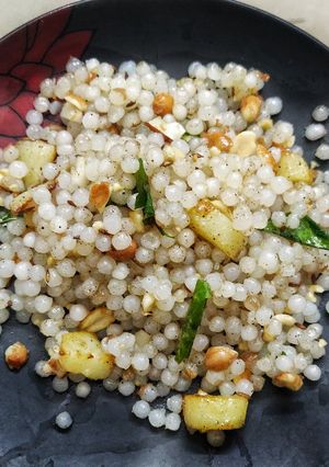 A picture of Sabudana Khichdi.