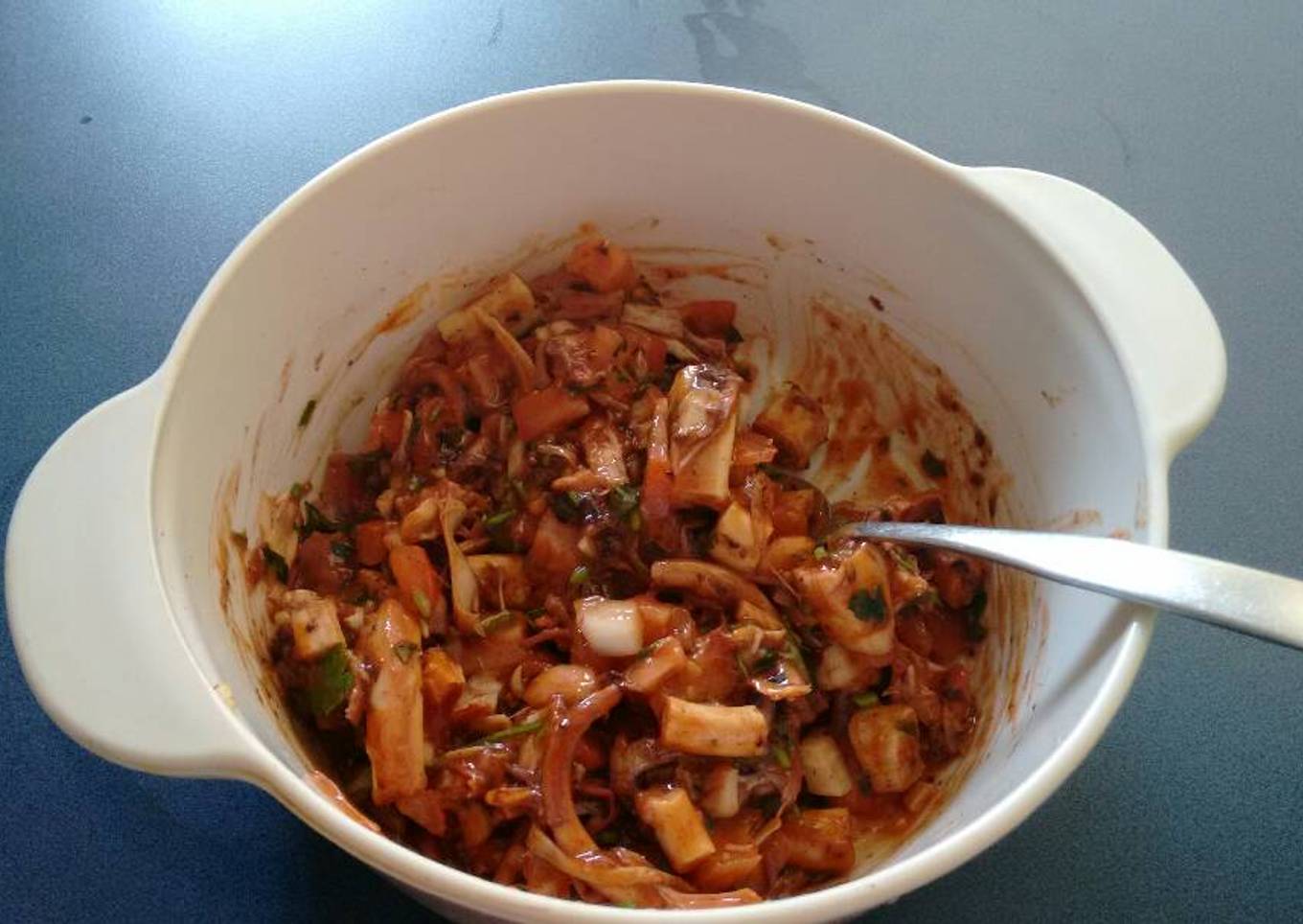 Ceviche de pulpo. ॐ