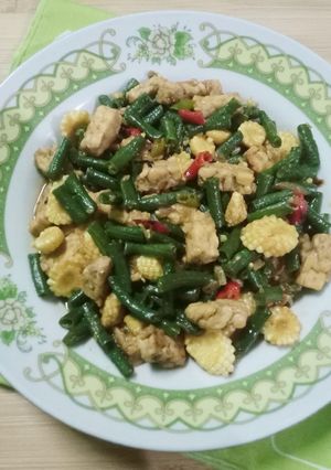 Foto resep Tumis Tempe Kacang Panjang
