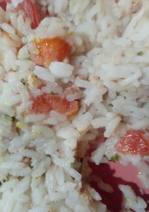 Una foto de Comida tipo ensalada sin sal pero con gusto 💪❤