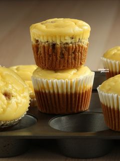 A picture of Pumpkin Cream Cheese Muffin.