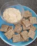 Ham and cheese on rye dip