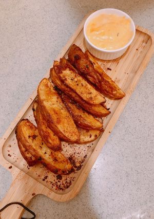 صورة لوصفة بطاطس ودجز متبله 🍟🧂