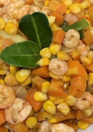 Foto resep Udang pelangi simple