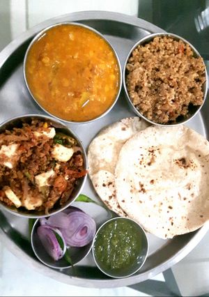 A picture of #56bhog nutrila special veg.