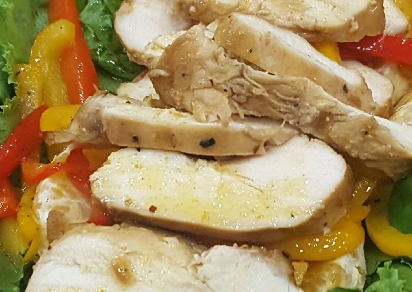 Caribbean chicken salad