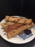 Rice Flour Pancakes with Dulce de Leche