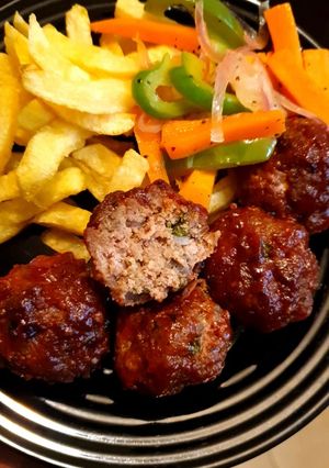 A picture of Baked Meatballs.
