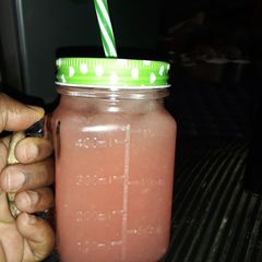 A picture of Fresh Water Melon and Cucumber Juice.