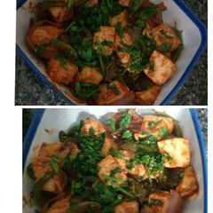 Chilli paneer A picture of Chilli paneer.