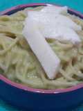 Spaghetti en crema de calabacita 🍝