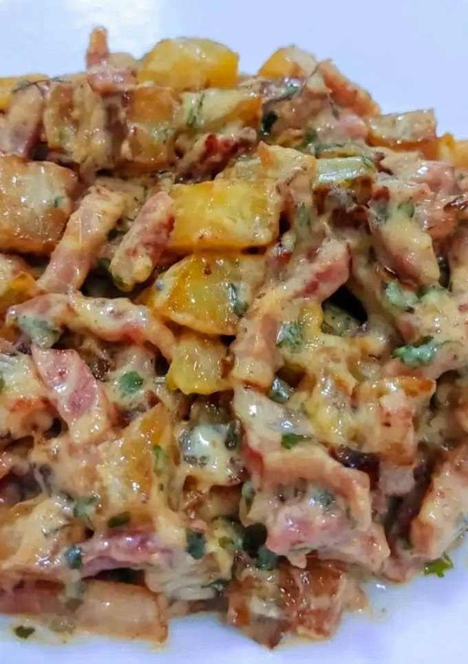 Una foto de Patatas a la nata