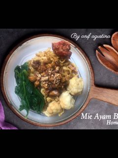 Foto resep Mie Ayam Bakso (Homemade)