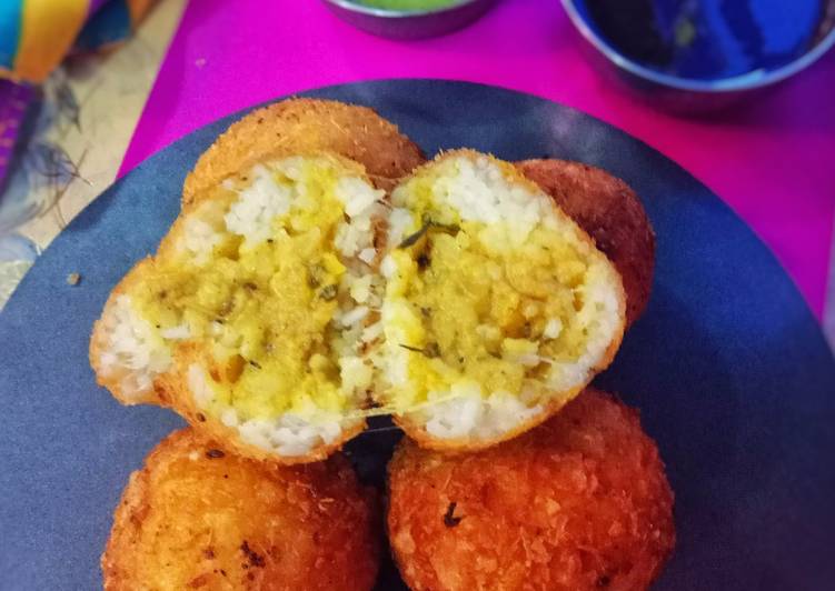 Easiest Way to Make Ultimate Cheese Aranchini Samosa Balls