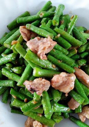 รูปของ ผัดถั่วฝักยาวหมูชิ้น