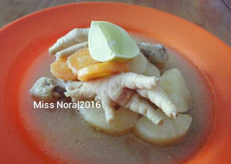 Resep Sop Singkong Ceker, Lezat