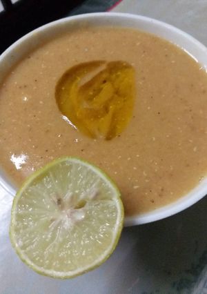 صورة لوصفة شوربة العدس