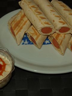 Φωτογραφία της συνταγής Tortilla hot dog