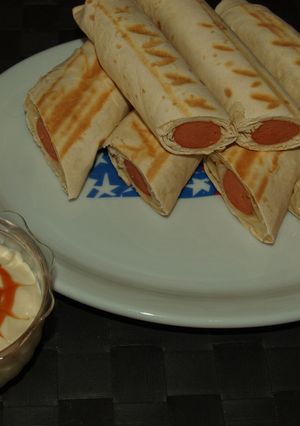 Φωτογραφία της συνταγής Tortilla hot dog