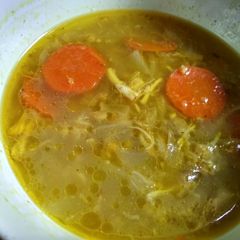 A picture of Chicken soup.