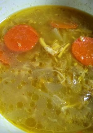 A picture of Chicken soup.