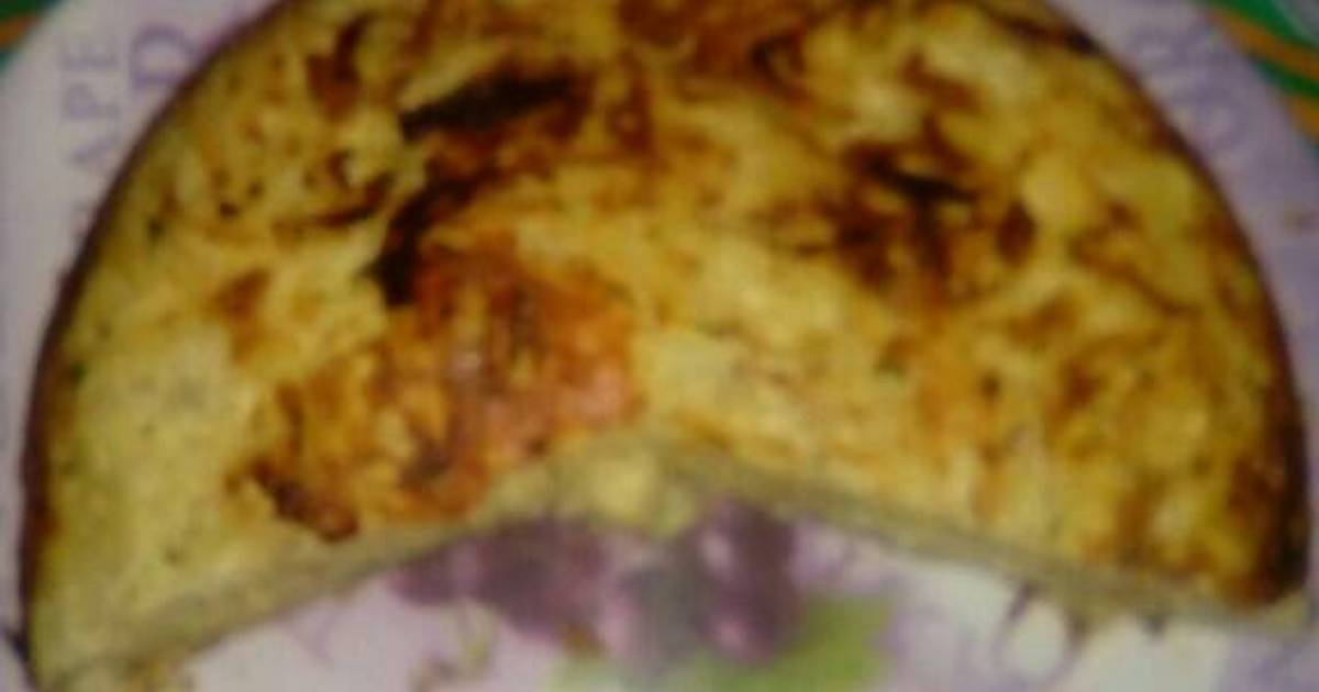 Tortilla de papas ralladas y cebollas Receta de Lula 🌈 👪 Cookpad