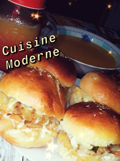 صورة لوصفة 🍔 برغر بعجينة المحلات 🍔 🇩🇿 على طريقتي 😋