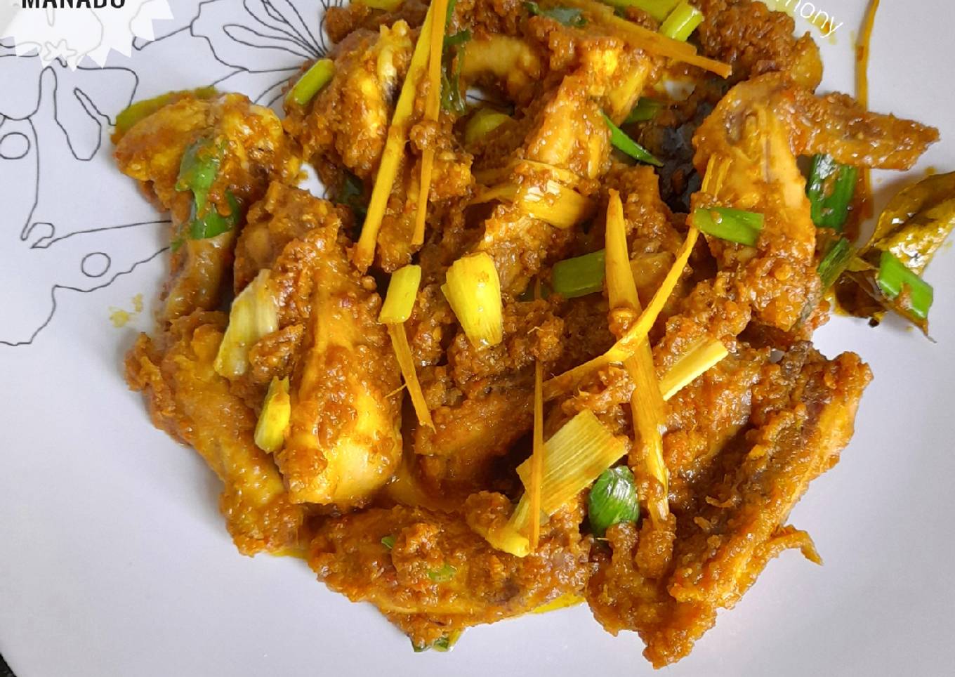 Ayam Tinoransak Khas Manado